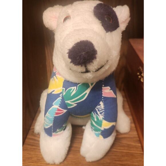Vintage 1987 Applause Spuds Mackenzie Budweiser Bud Light Plush Hawaiian Shirt - Picture 1 of 3